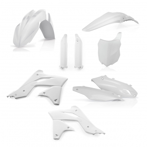 KIT PLÁSTICOS COMPLETO ACERBIS KAWASAKI KX-F 250 2013-2016 - BRANCO